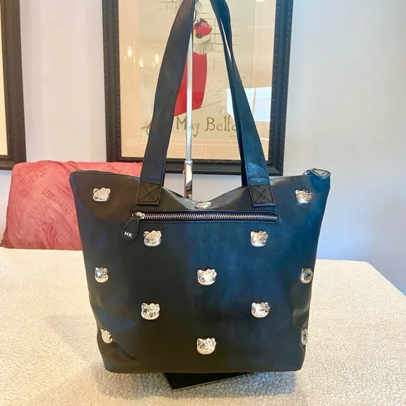 Hello Kitty Studded Tote - Picture 1 of 11